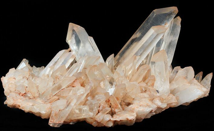 Tangerine Quartz Crystal Cluster - Madagascar #48552